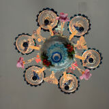 Venetian chandelier in multicolored Murano glass, circa 1930