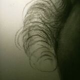 Magnificent portrait pencil drawing 19th century