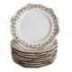 9 Limoge porcelain dessert plates
