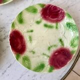 Trio of plates in slurry in Earthenware of Onnaing XIXth