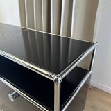 USM Haller chest of drawers in Graphite Black