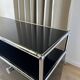Commode USM Haller en Noir Graphite