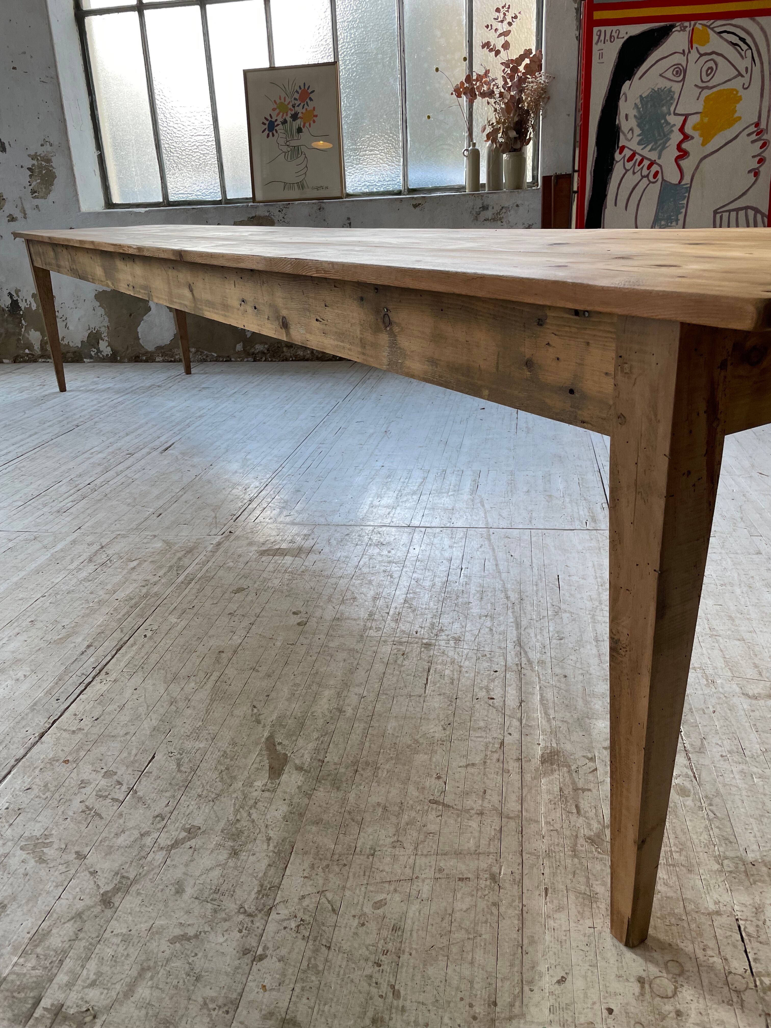 Farmhouse table beech pine XL 4m