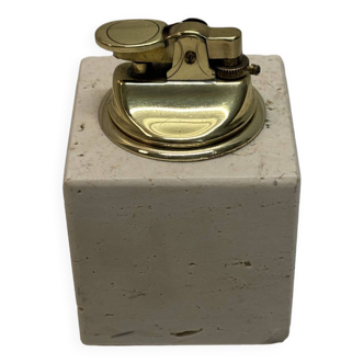 Travertine table lighter