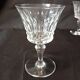 Set of 12 Baccarat Piccadilly Cut Crystal Red Wine Goblets