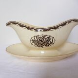 Vintage sauceboat from Sarreguemines