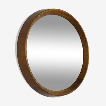 Miroir en bois de chêne, 45cm, fabriqué en Allemagne