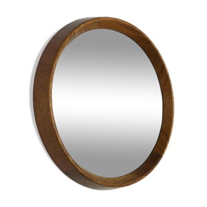 Miroir en bois de chêne, 45cm, fabriqué en Allemagne