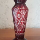 Vase en cristal de Bohème
