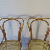2 Bistro chairs No. 55- 3/4 by Kohn, circa 1905, caned