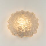 Exclusive Murano glass Sputnik wall sconces by Peill & Putzler, Germany.