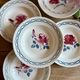 Set of 8 vintage soup plates - Janine and Cannes model by Digoin Sarrr
