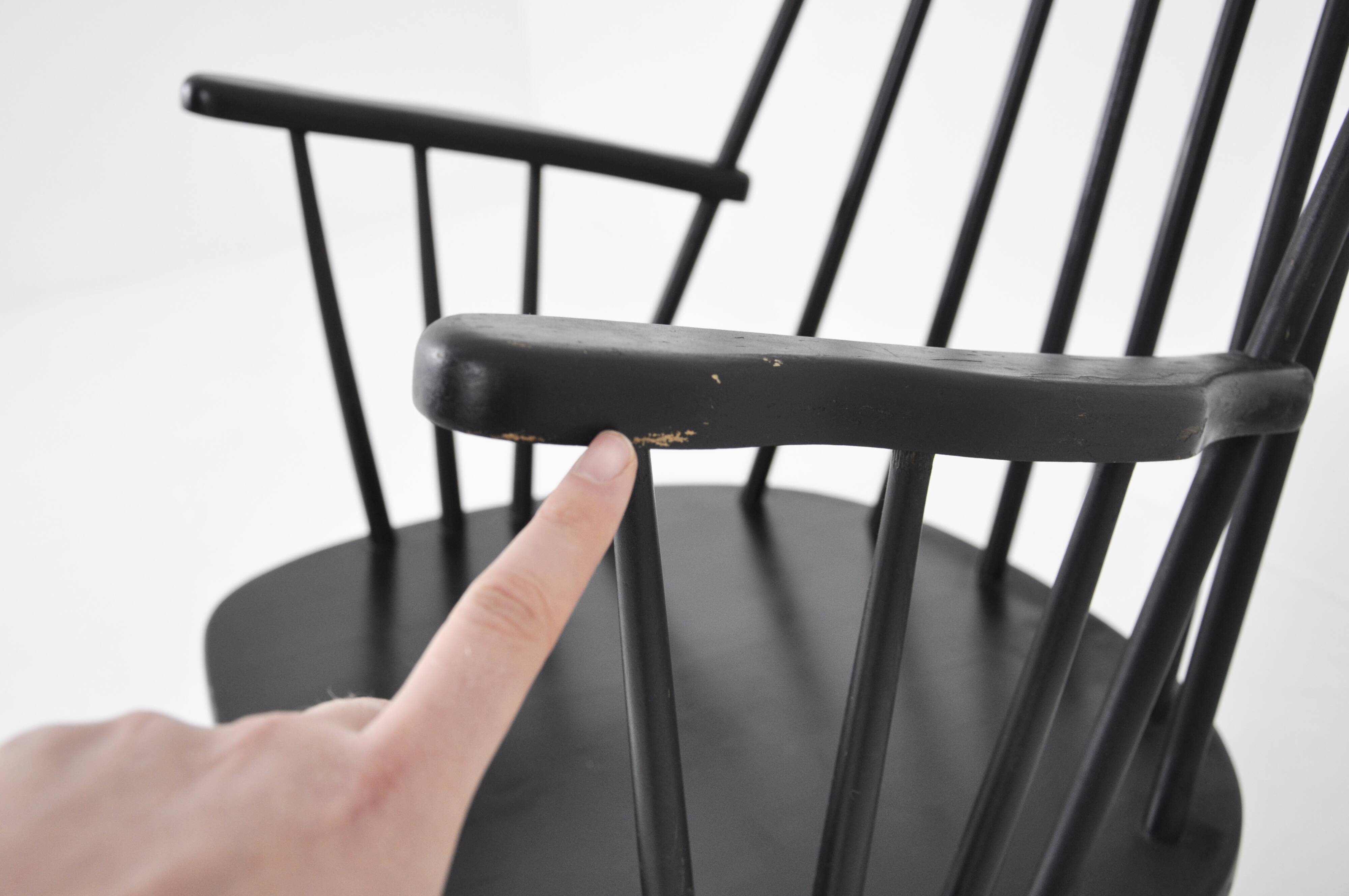 Rocking chair by Lena Larsson for Nesto, 1960s