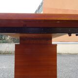 Vintage wood metal desk from the 60s