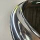 Miroir rond vintage en plastique chromé, 1970