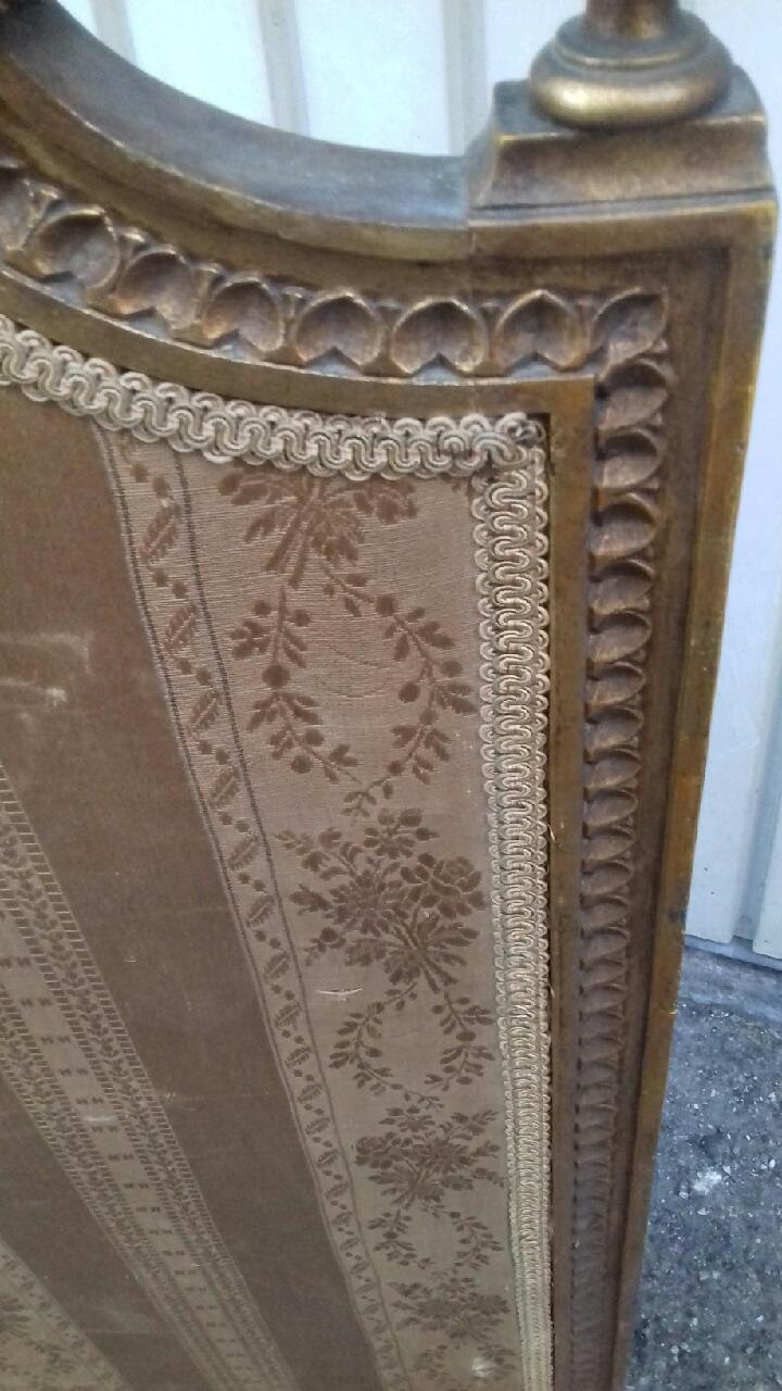 Firewall Golden Wood Louis XVI 19th