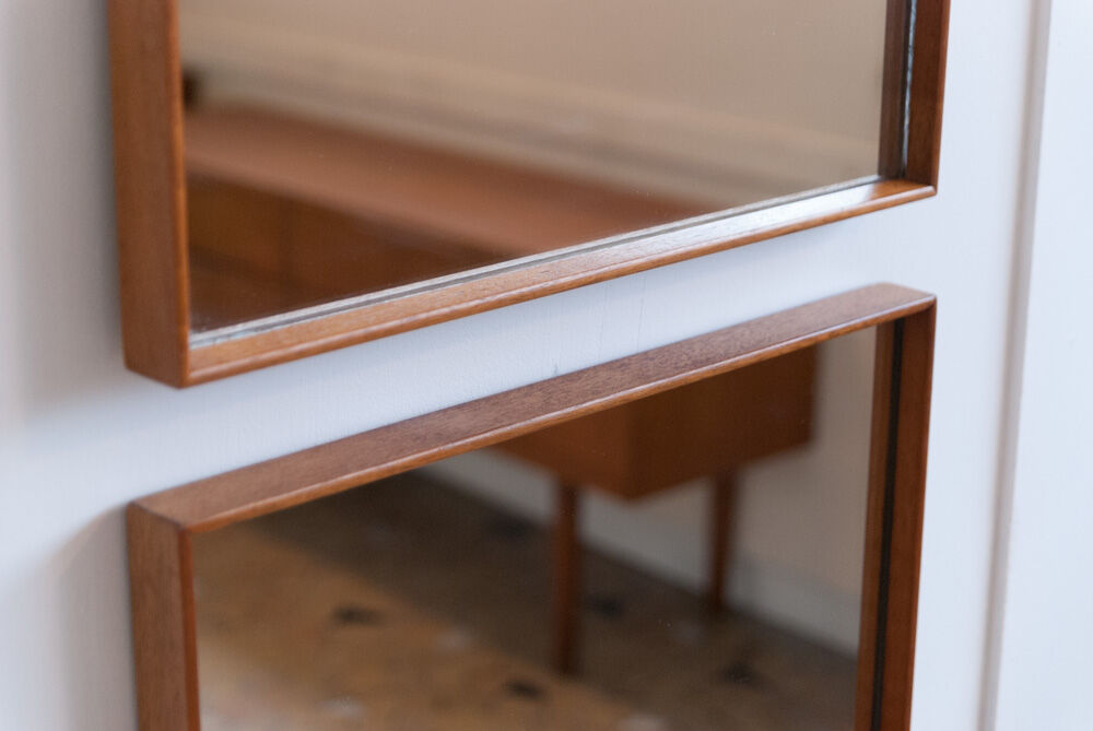 Triptych of modernist mirrors - 125x47cm