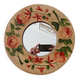 Vintage English style round mirror