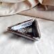 Stoneware ashtray signed Chantal and Thierry Robert