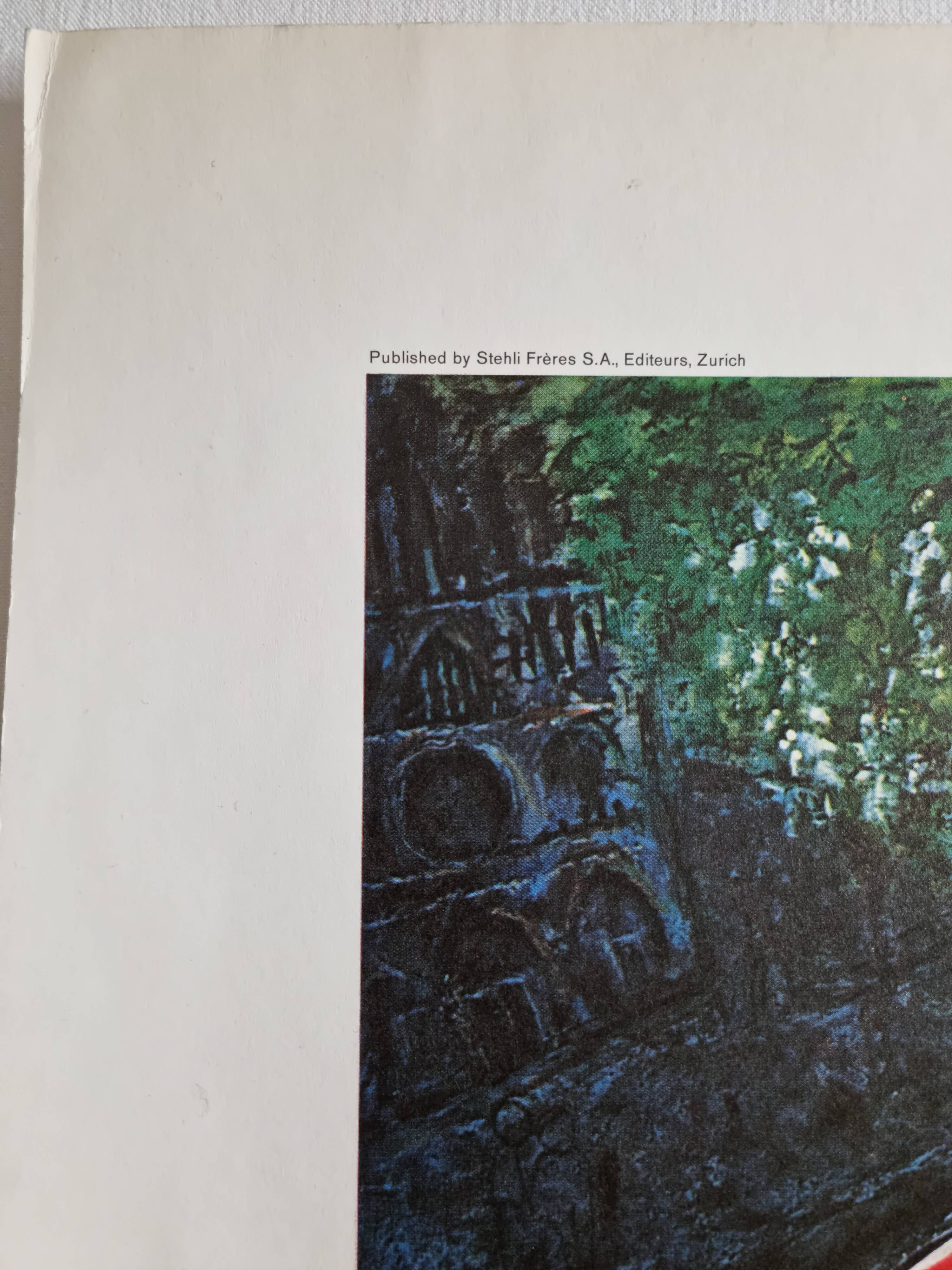 Poster after Marc Chagall "the red roofs" 63 cm by 75 cm