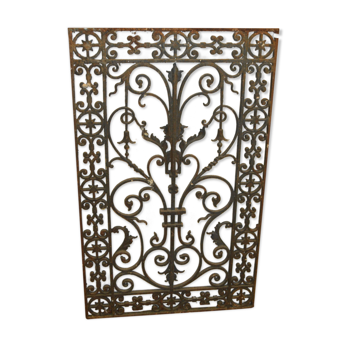 Cast iron door grille