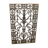 Grille de porte en fonte