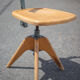 Chaise de bureau bois et métal