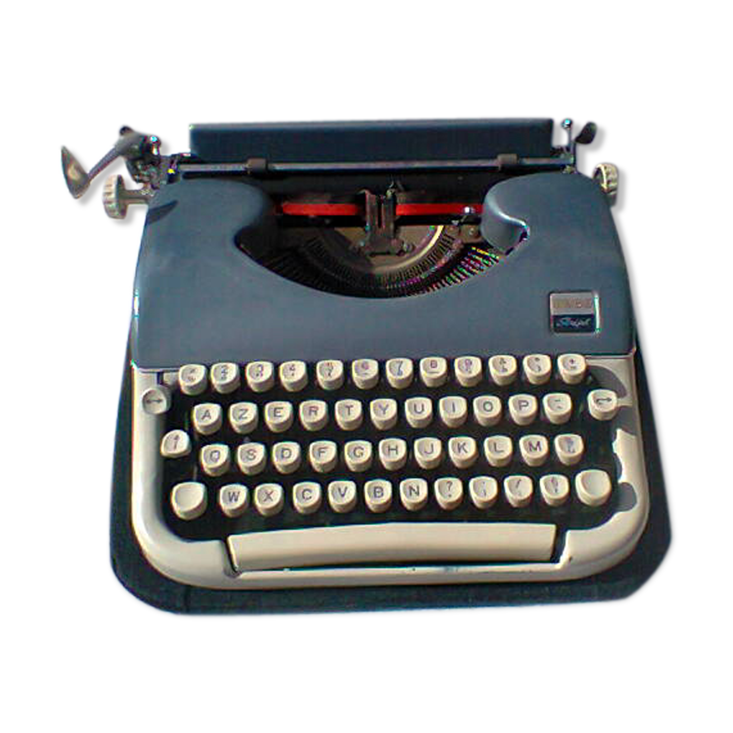 Typewriter Japy Script portable blue 50-60 years