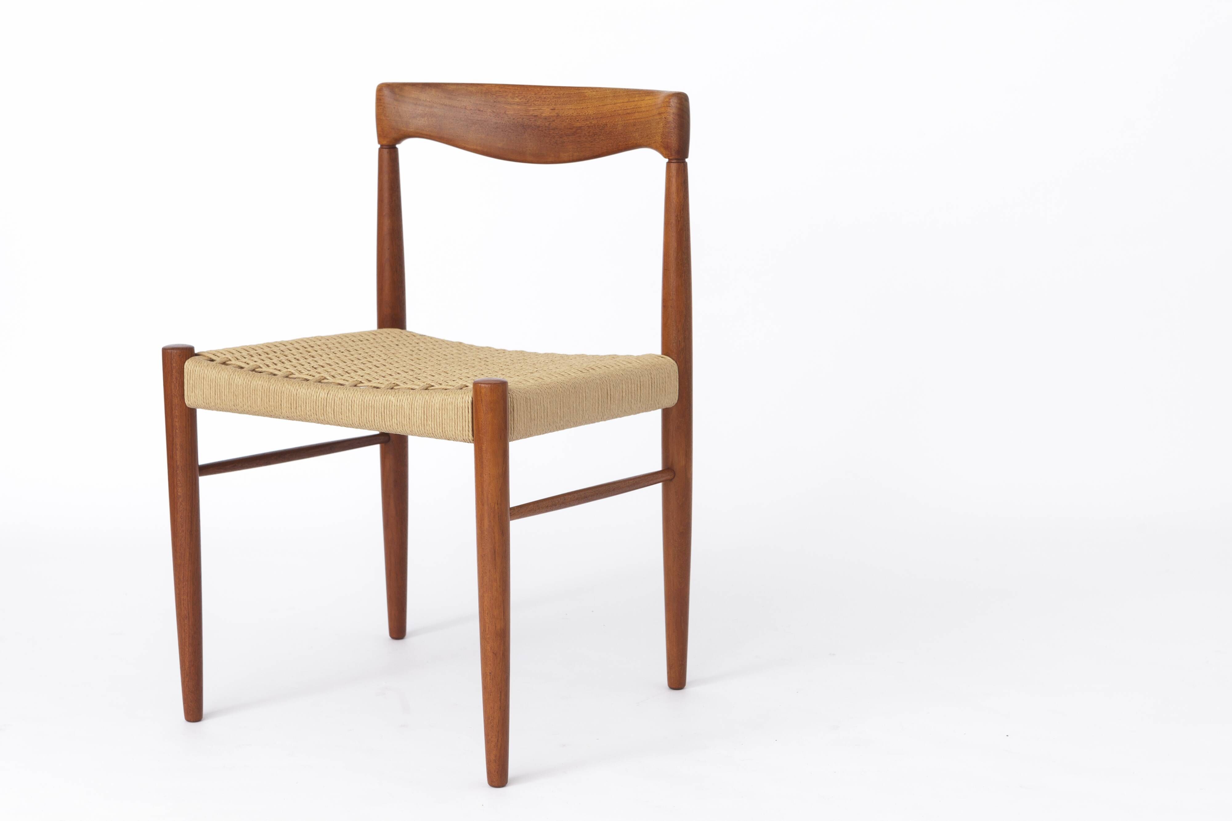 1 of 2 Vintage Dining Chairs by H.W.Klein for Bramin, Denmark, 1960s
