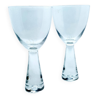 Grands verres à vin cloche