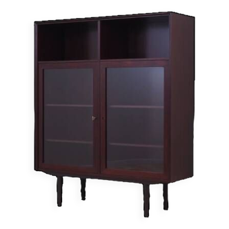 Mahogany showcase, Danish design, 1970s, production: Denmark