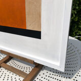 Set de 4 peintures abstraites