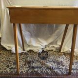 Vintage children's desk with inkwell