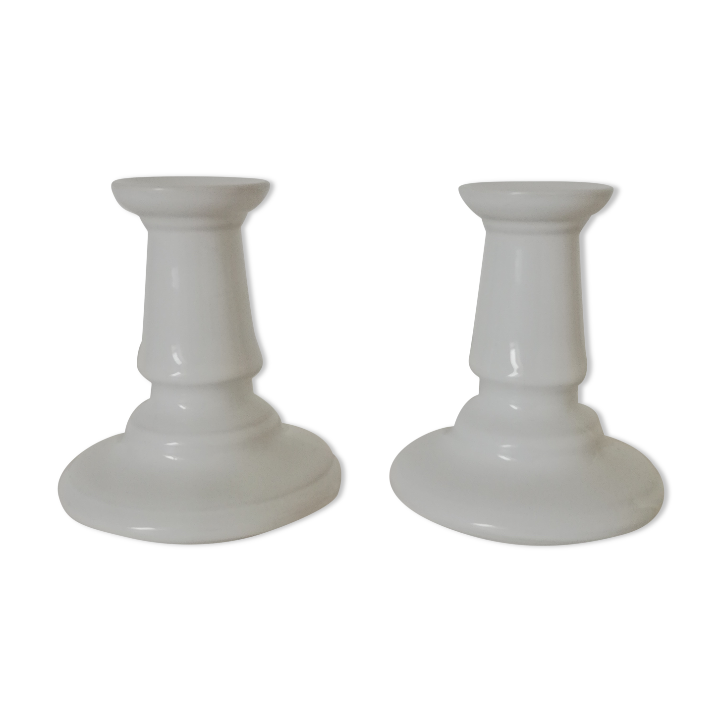 Vintage ceramic candle holders