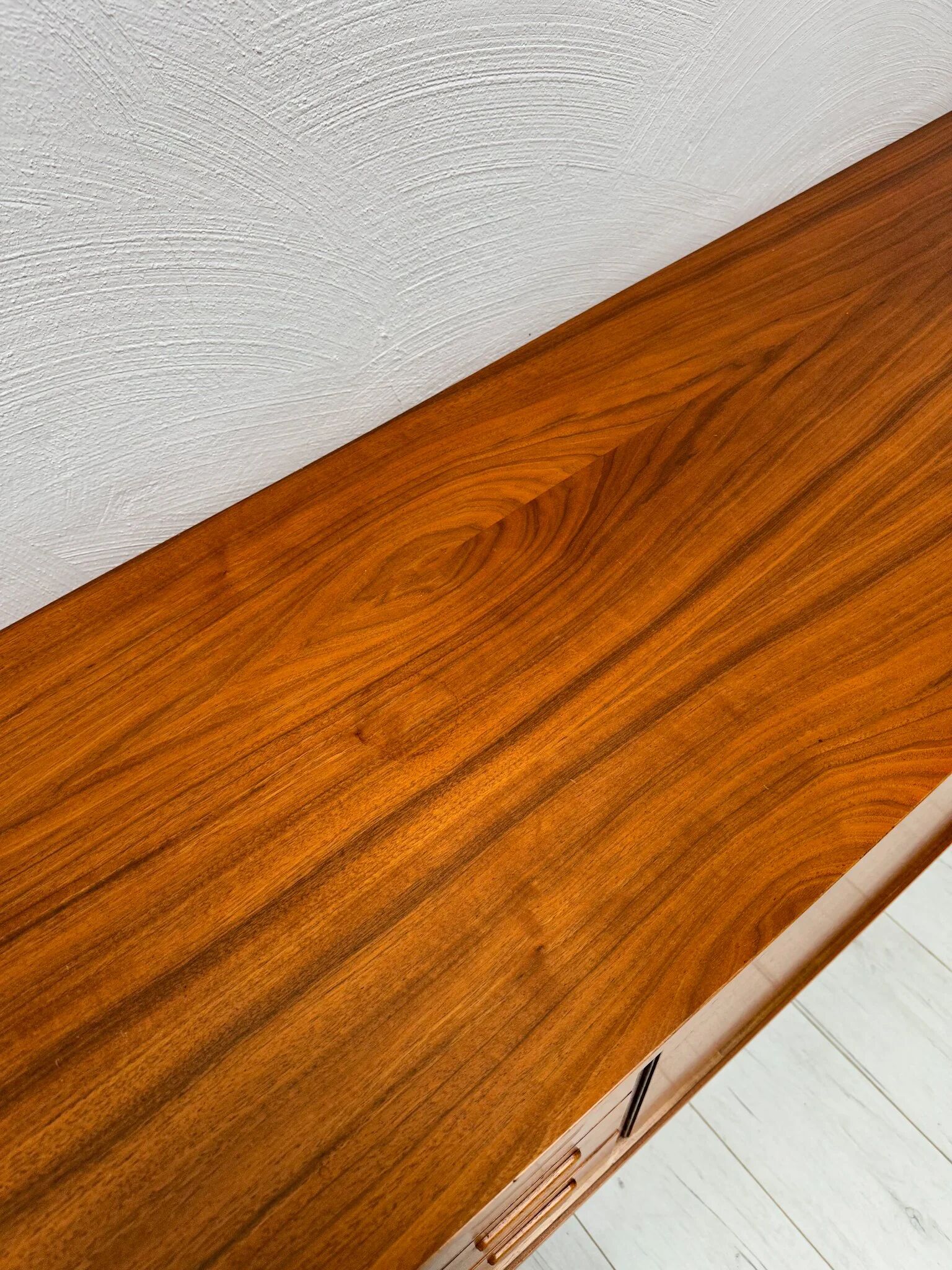 1960s extra large vintage minimalistic teak sideboard
