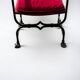 Fauteuil Curule En Fer Et Bronze Dans Le Style Du XVIIème Siècle époque XXéme - Fauteuil En X