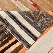 Brown & Cream Persian Kilim Rug, 260x341Cm