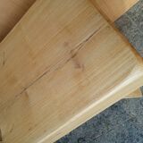 small bench or large solid wood stool