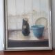 Still life in wicker chair