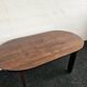 Stained Solid Larch Dining Table for Six by Mária Szedleczky, 1970s