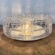 Vintage Glass Wall or Ceiling Light, 1970s