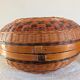 Set of three nesting bamboo boxes – China – 1980s