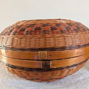 Set of three nesting bamboo boxes – China – 1980s