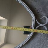 Vintage wrought iron mirror