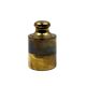 Brass weight shaped table lighter, Mauro Manetti Italy 1970
