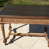 Renovated Henri II style desk with drawers
