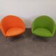 Pair of Hanna armchairs, Artifort brand