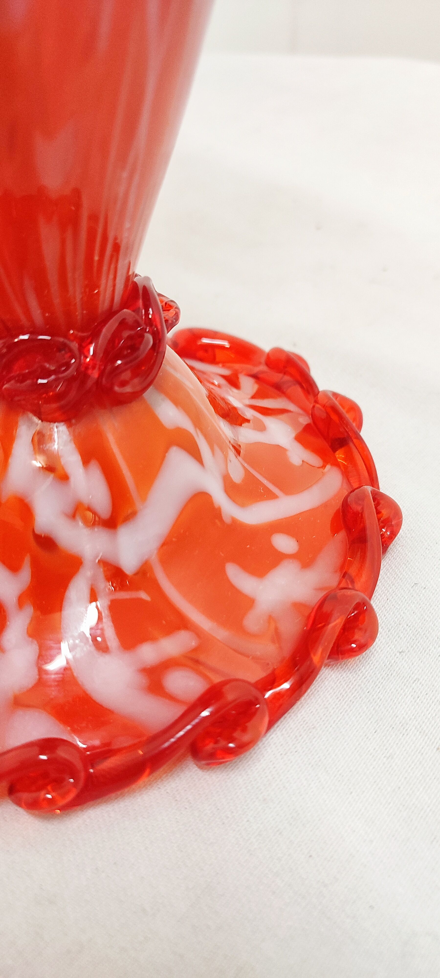 Murano glass table lamp. Italy, 1980