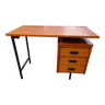 Vintage wood metal desk from the 60s