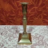 Art Deco brass candle holder